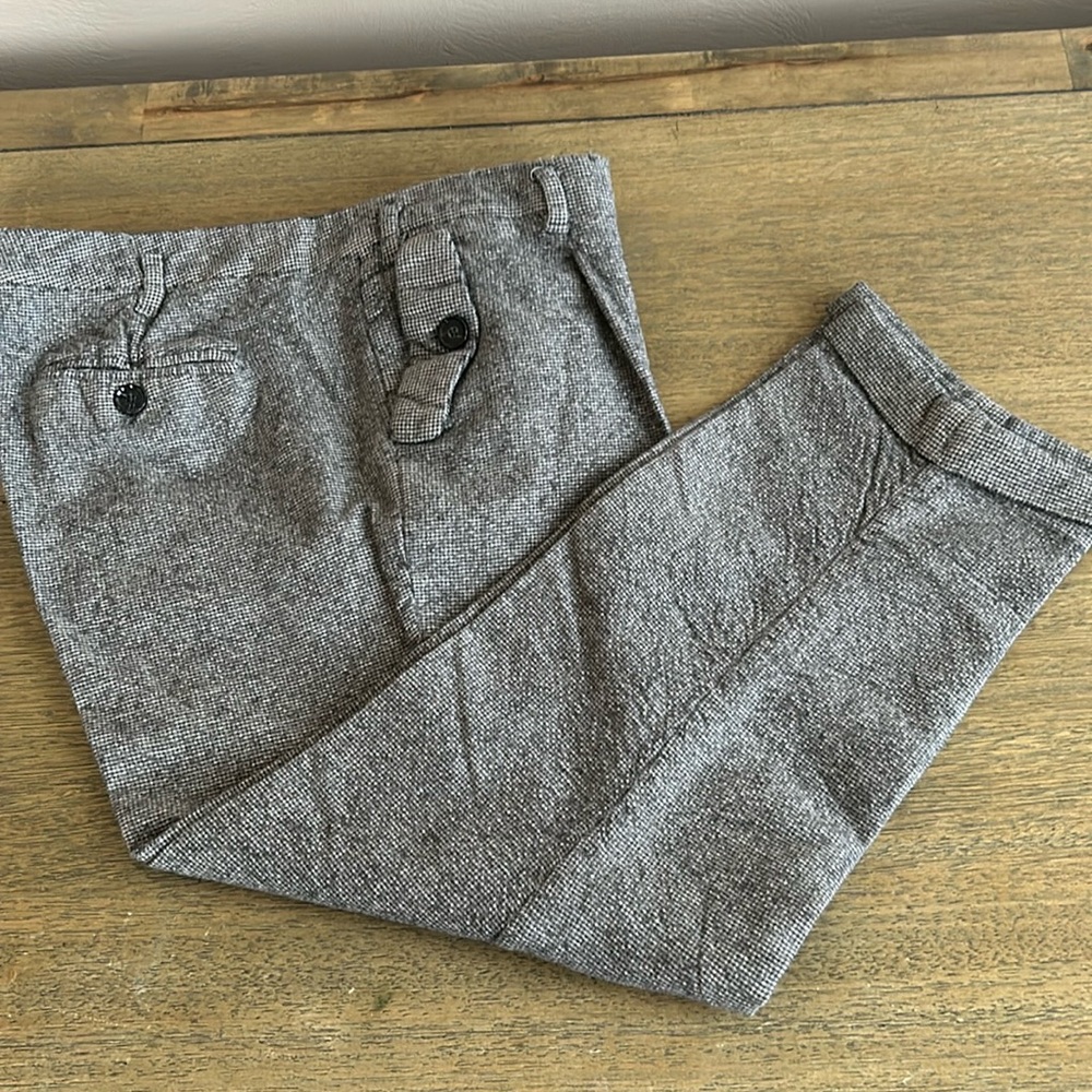 Massimo Dutti Mini Houndstooth Pattern Wool Women… - image 2